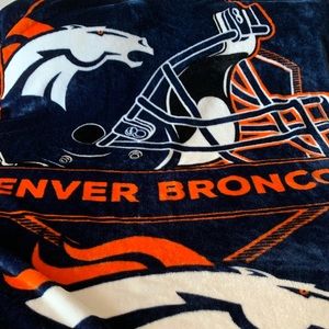 Denver Broncos blanket